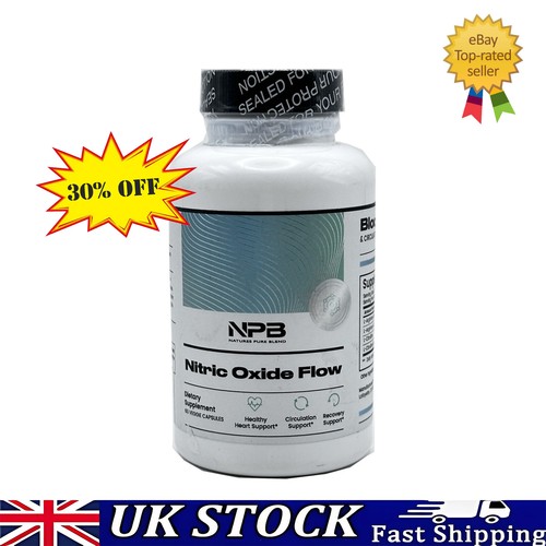 Natures Pure Blend Nitric Oxide Flow Blood Pressure Support Improve Circulation