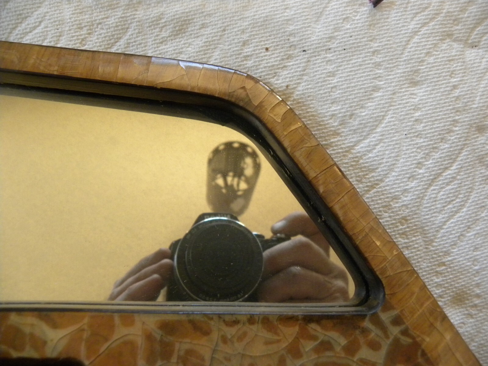 Vintage Rolls Royce Silver Shadow & Wraith II Left (from rear) Vanity Mirror