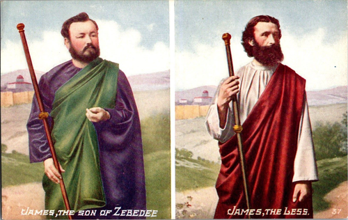 Cartolina Giacomo figlio di Zebedeo Giacomo i meno discepoli di Cristo non spedita - Foto 1 di 2