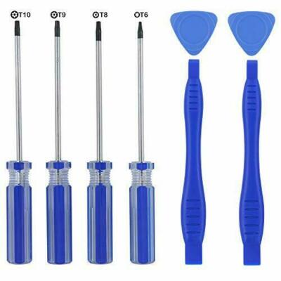 T6 TR8 T9H TS10 Torx Screwdriver Torx Security Screwdrivers for PS4 Xbox Rapair