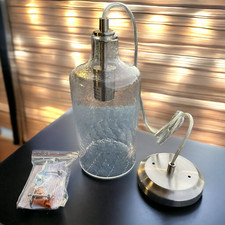 Westinghouse 6329000 Nickel Single Light 5-1/8"W Mini Pendant New -Open Box
