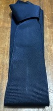 BROOKS BROTHERS BOYS FLEECE 100  SILK WOVEN NAVY BLUE TIE