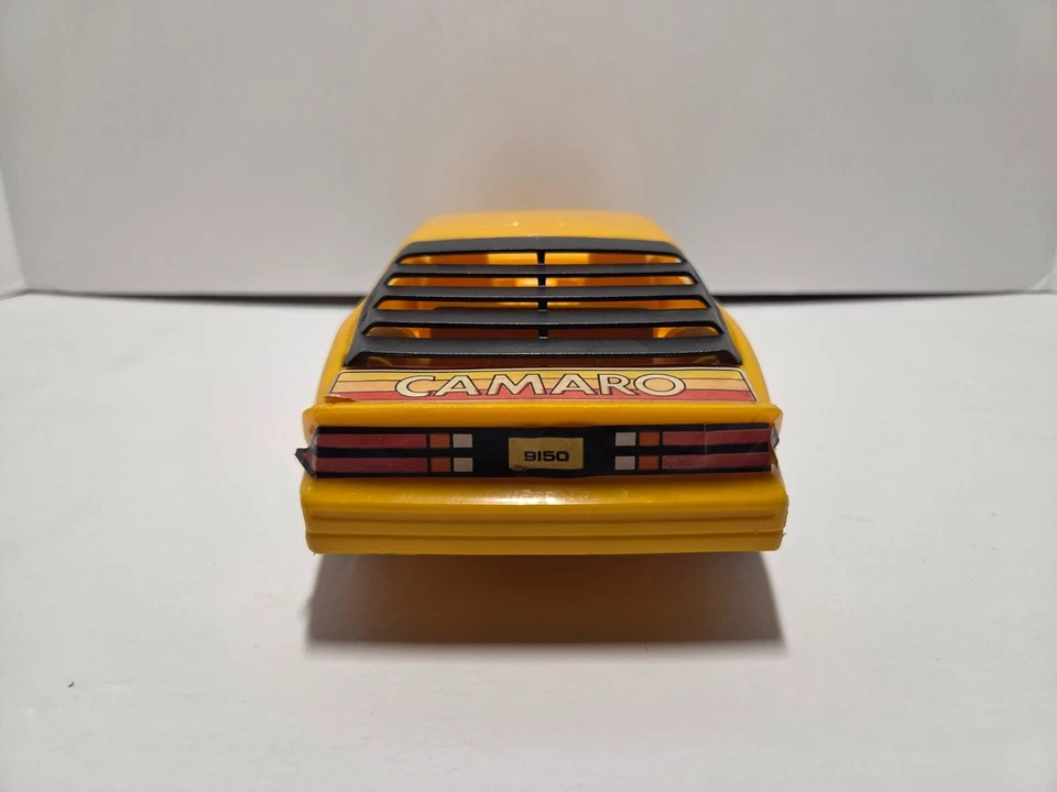 Vintage Chevy Camaro Z28 Yellow Processed Plastics Montgomery 12" - Image 2 of 4