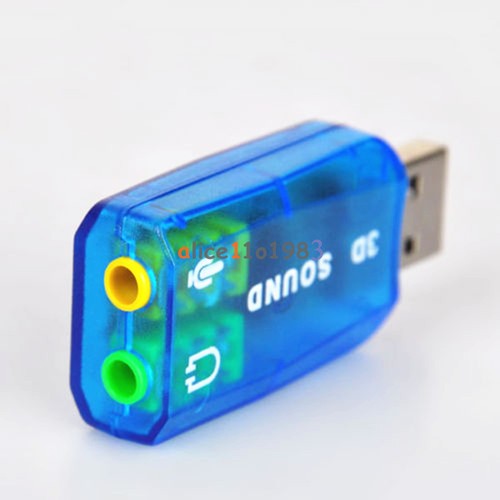USB 2.0 to 3D AUDIO SOUND CARD ADAPTER VIRTUAL 5.1CH Sound Track - Picture 4 of 9