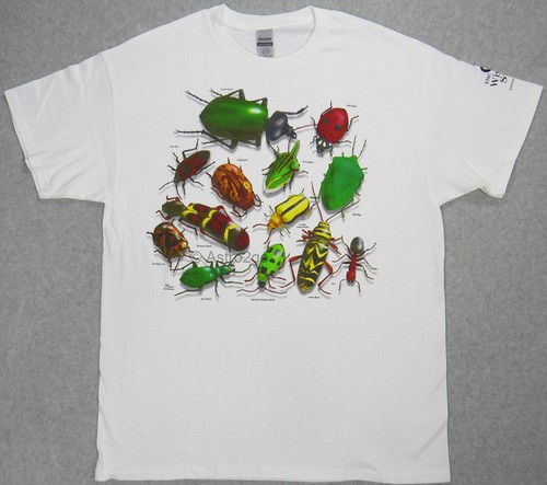 DE COLECCIÓN BUGS-Insectos Escarabajos Dama Hormiga Plagas Ciencia Naturaleza Camiseta S-2XL - Imagen 2 de 2