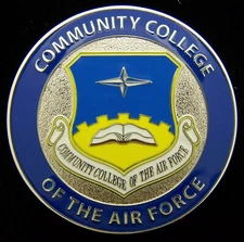 Community College of the Air Force CCAF Graduate Challenge Coin