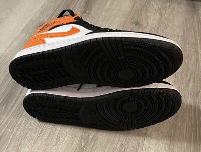 シューズ(男性用) NIKE AIR JORDAN 1 MIDSHATTERED BACKBOARD Nike Air Jordan 1 Mid Shattered Backboard Orange DQ8426-801 Men's