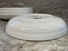 Large Pasta, Dinner Bowls. Beads By Pacifica Home. Set Of 4. New.