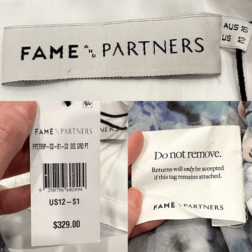 Fame and Partners The Catherine Tiered Bustier Floral Print Gown Maxi Dress - Picture 3 of 16