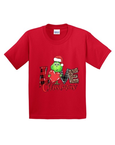 Happy Santa Love Christmas Funny KId's T Shirt USA New Gift Tee - Picture 7 of 14