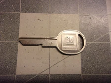 GM 1154609 Key Blank Oral Head '70/'74/'78/'82 Corvette C3 "K"