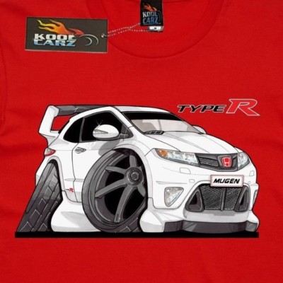 T-shirt Honda Civic Type R, Jap imports Hot hatch AS Colour shirt 