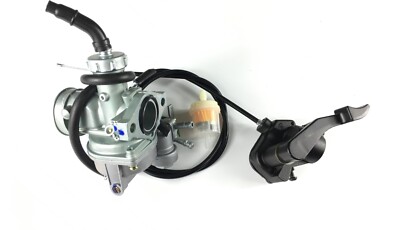 Carburetor & Right Throttle Lever Control & Cable For Honda ATC90 1976-1978