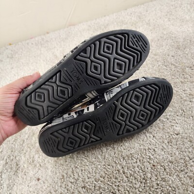 Toms Darth X Star Wars Shoes Classic Black Darth Print Slip 