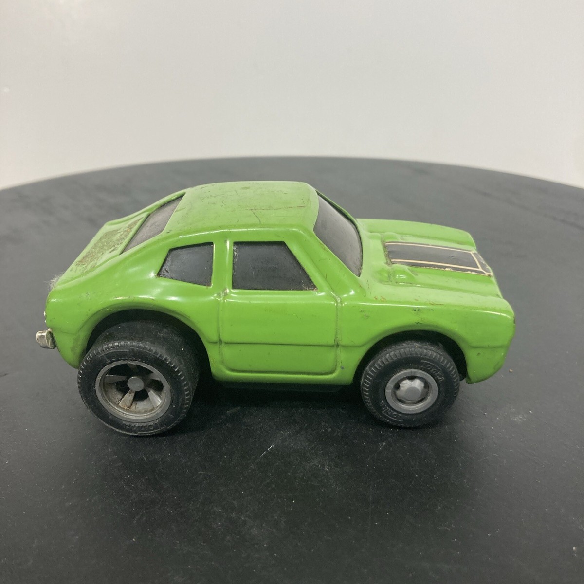 Vintage 1970 Dodge challenger Green Tonka Sports Car Pressed Steel