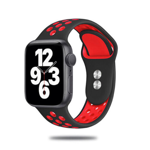 38/41/49mm SILICONE Sport For Apple Watch Strap Band iWatch Ultra2 9 8 7 6 SE 5 - Picture 16 of 45