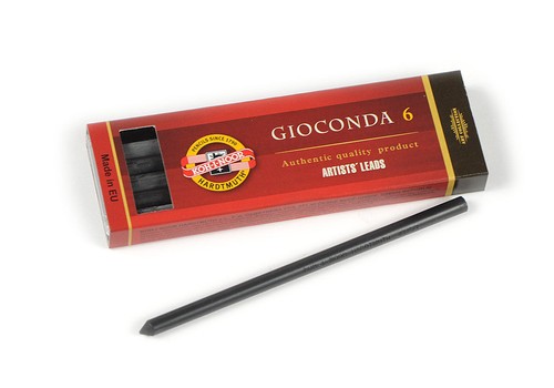 Kupplung Bleistift Graphitblei 5,6 mm Mine anthrazit Kreide KOH-I-NOOR Gioconda - Bild 5 von 22