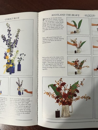 Flower Arranging Creative Design 120 Floral Displays Hall Waterkeyn 1989 HC - Picture 14 of 23