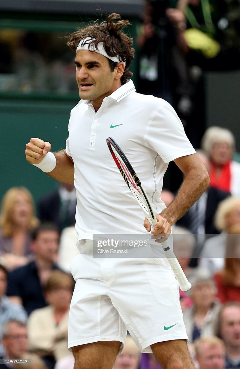 Nike Roger Federer RF 2012 Wimbledon Polo Tennis Shirt ON Uniqlo
