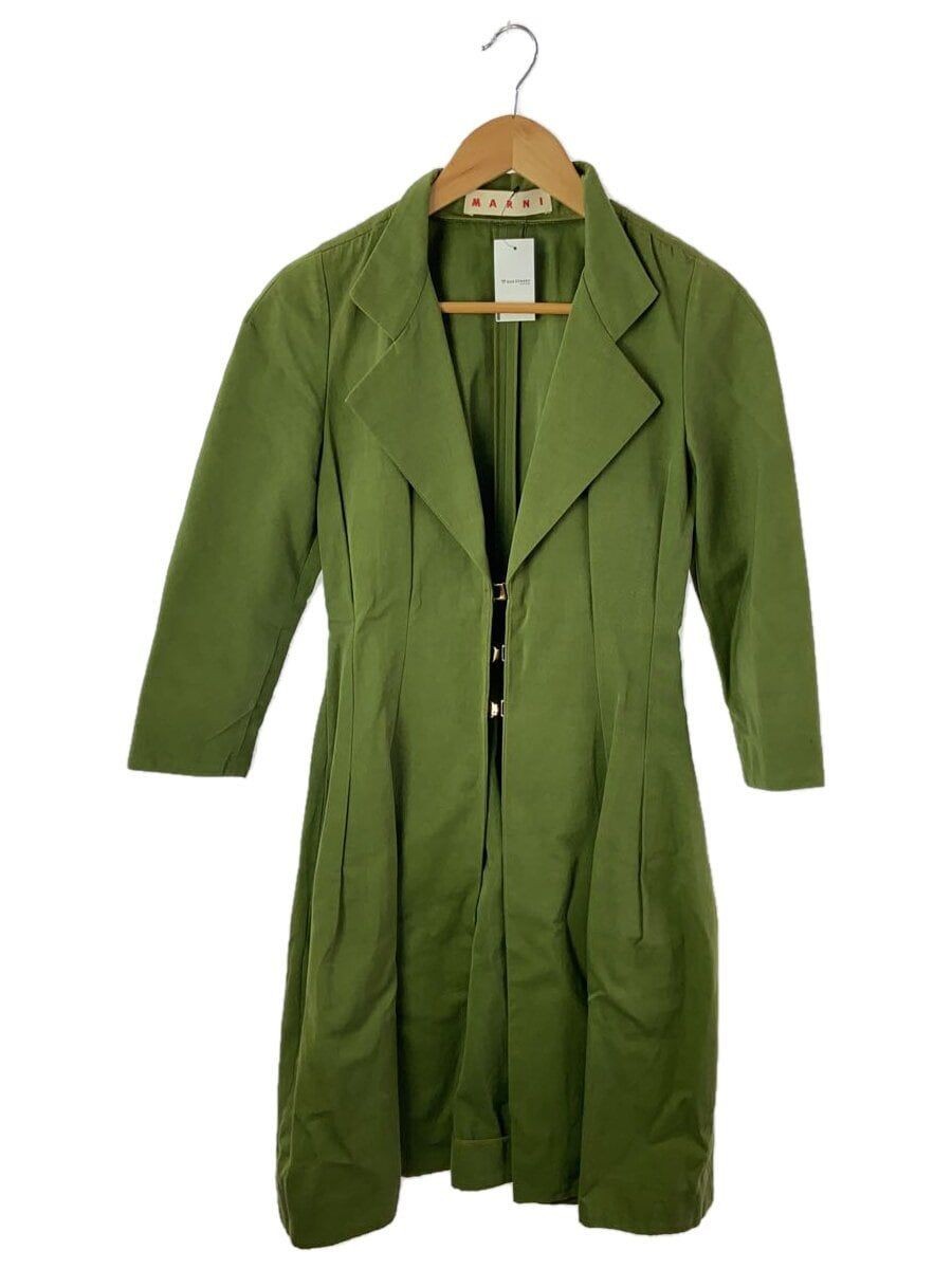 ALTRA MARNI Altro Cappotto 38 Cotone KHK Tinta Unita E12spmal33a00tcn21 00v67