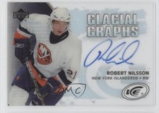 2005-06 Upper Deck Ice Glacial Graphs Robert Nilsson #GG-RN Auto 1y7