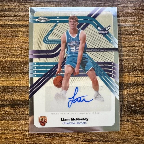 2025 Topps Chrome Liam McNeeley Next Stop Signatures (RAW)