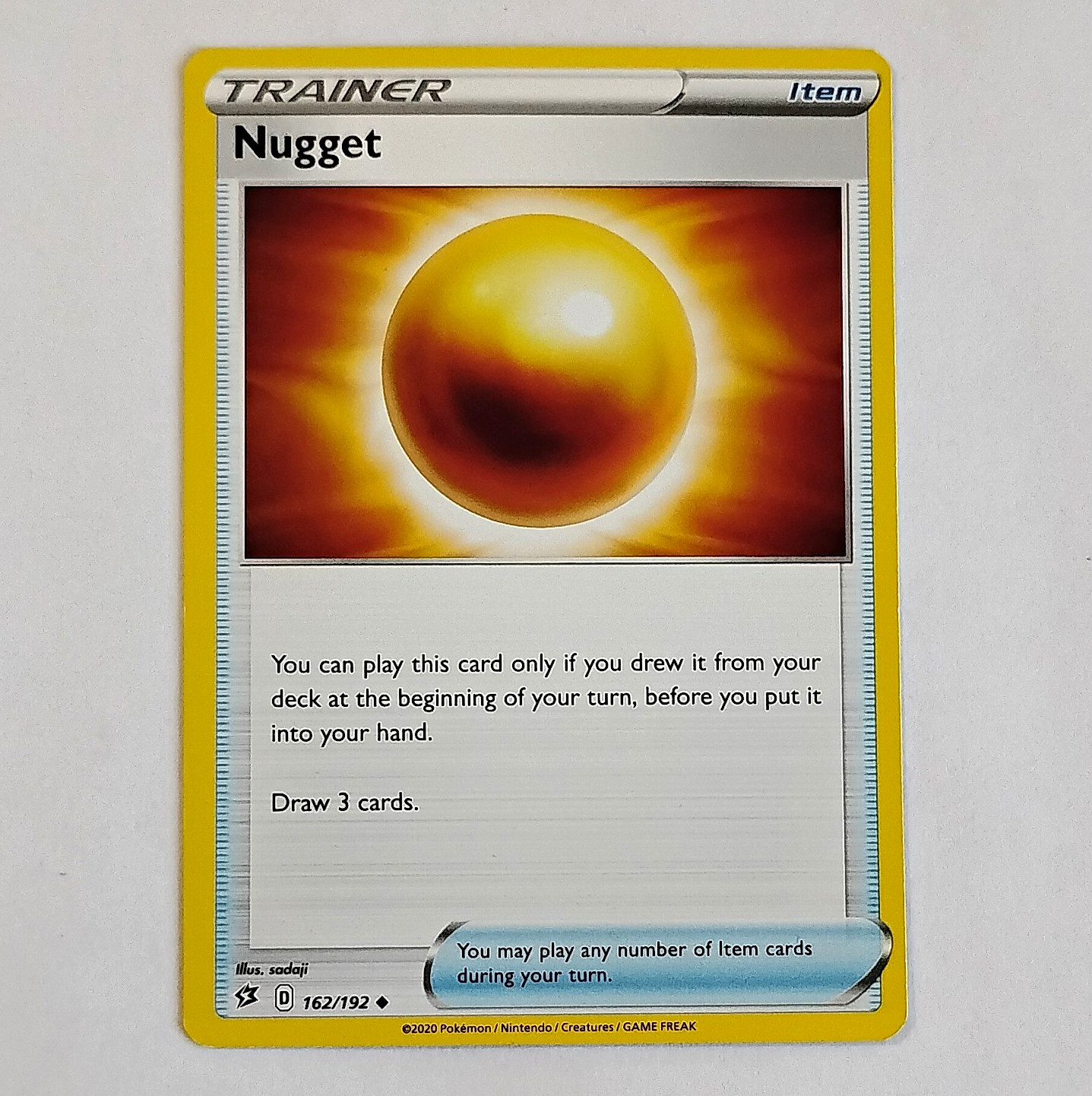 The Pokemon Company TCG Nugget 162/192 Rebel Clash Regular Uncommon EN