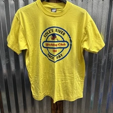 Vintage 1988 Cole’s River Yachting Screen Stars T-shirt Men's XL Made in USA