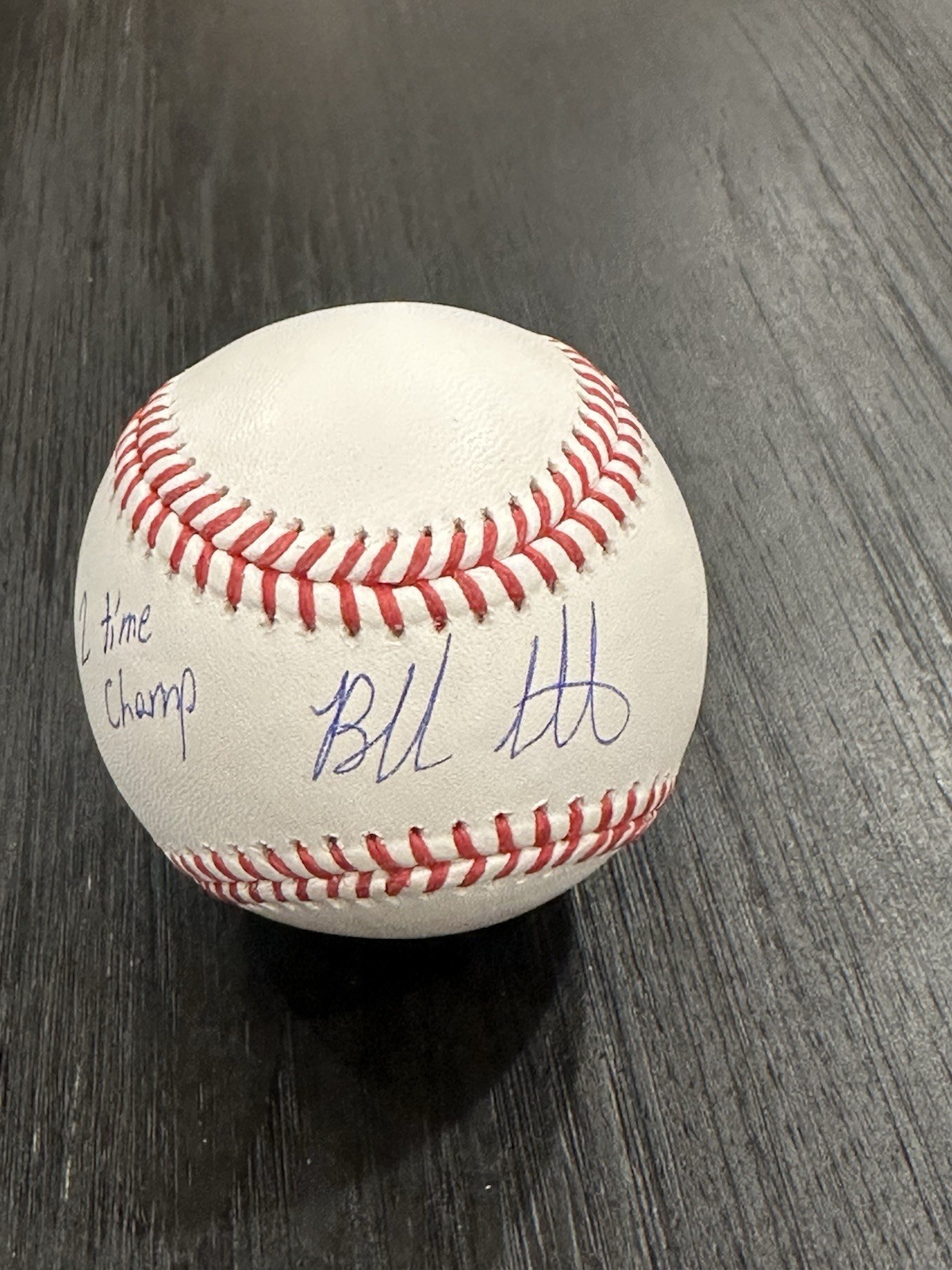 Bubba Watson Autographed Signed "2 Time Champ" Masters OML Baseball JSA 