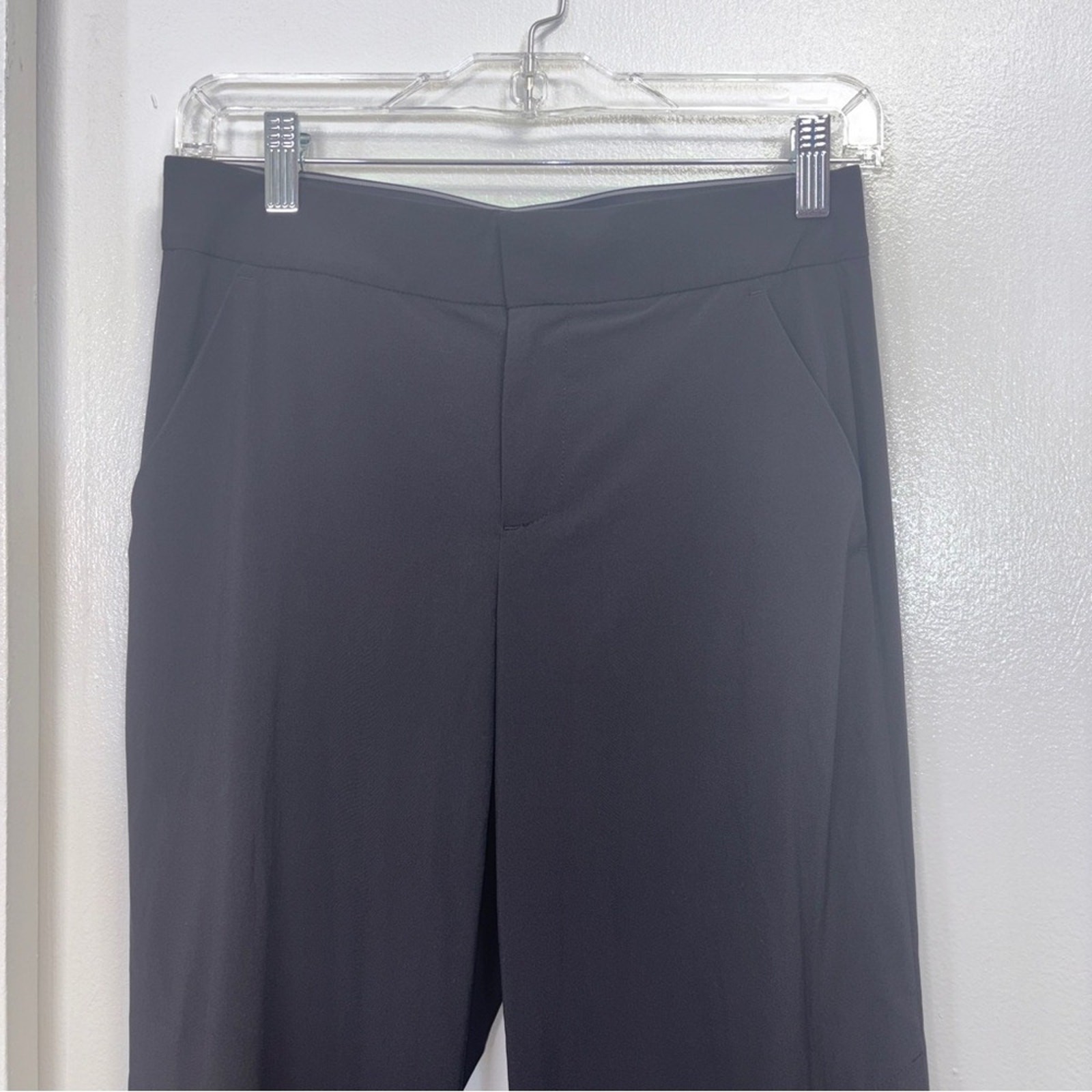 Athleta Black Classic Solid Pattern Pull On Flare… - image 3