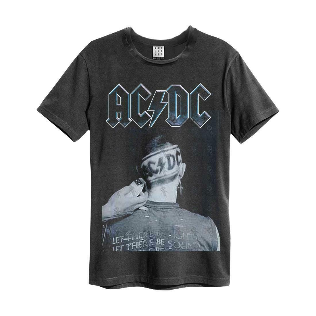 Amplified Clothing Grau Ac/Dc Kurzärmeliges T-Shirt Männer
