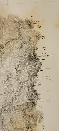 2 mapas 2 impresiones Santiago ciudad provincia Chile EE.UU. Astrón Naval. Expedición 1855 - Imagen 3 de 24