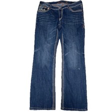 Seven7 Luxe Women's Jeans Size 16 Blue Boot Cut