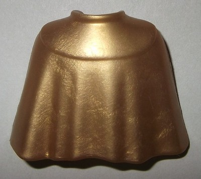 17002, 1x Umhang, Mantel, Cape, kurz, gold