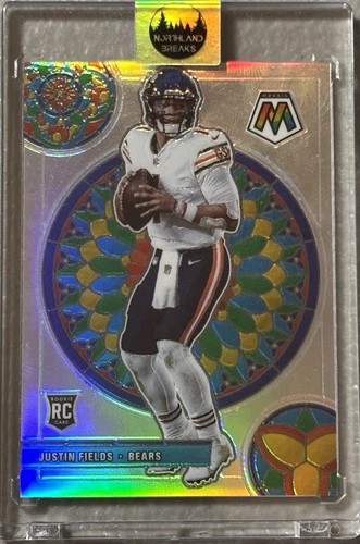 2021 Mosaic Stained Glass Mosaic Justin Fields #GM-24 (RC) SSP Case Hit 🔥 🔥