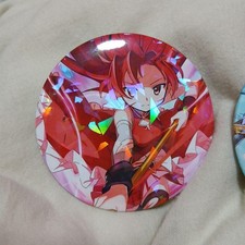 Madoka Magica Sakura Kyouko  Sayaka Hologram Can Badge 75mm Set