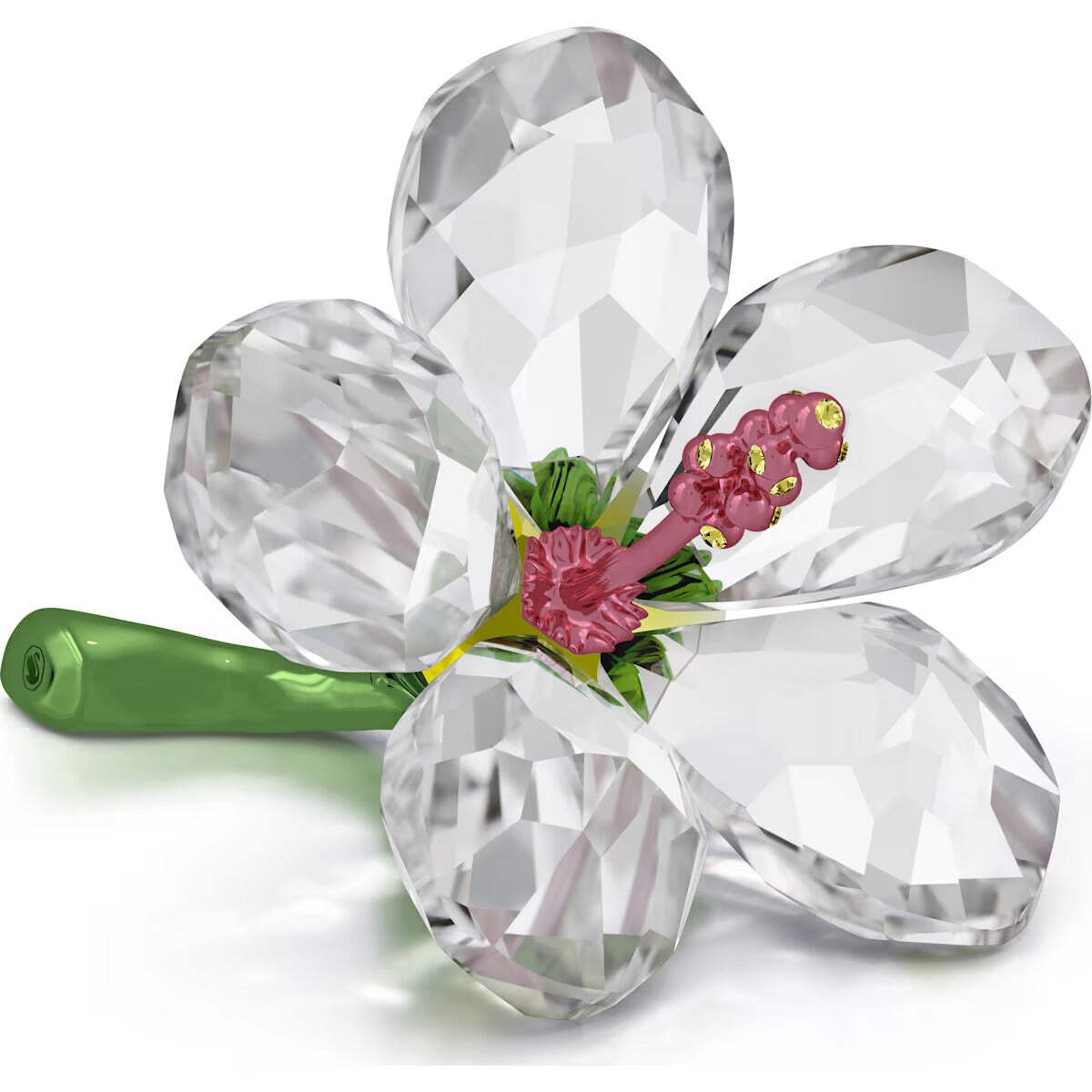 Figurine Florere Hibiscus Swarovski idée cadeau prestigieuse pour anniversaire et mariage