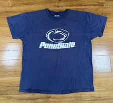 VTG 1980s Nittany Lions Penn State Boxy Fit Single Stitch T-Shirt SZ L USA Made