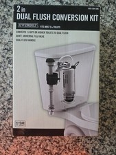 Everbilt 2 inch Dual Flush Toilet Conversion Kit New