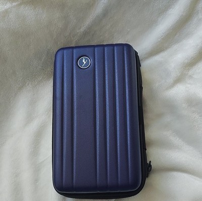 Lufthansa Business Class Amenity Kit Hard Shell Case Blue Wash/Amenity Bag