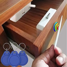 RFID Electronic Cabinet Lock Hidden DIY Invisible Induction Lock for Drawers
