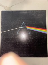 PINK FLOYD DARK SIDE OF THE MOON VINYL LP 1983 POSTERS SMAS 11163