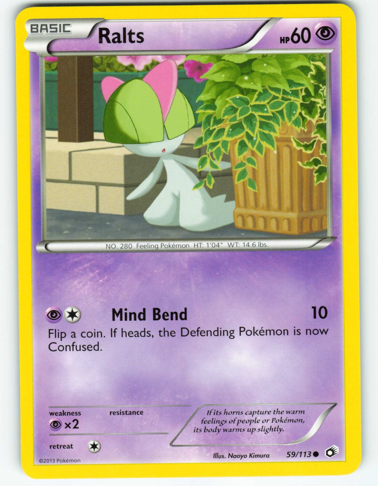 Ralts - 59/113 Legendary Treasures - Pokémon TCG - 2013