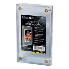 Ultra PRO 1/2" Lucite Screwdown for Trading Sports Vintage Cards Sized Standard