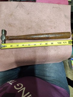 Vintage Small Plumb Ball Peen Hammer