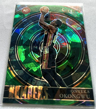 2020-21 Select Basketball Onyeka Okongwu Atlanta Hawks Select Numbers Green Ice