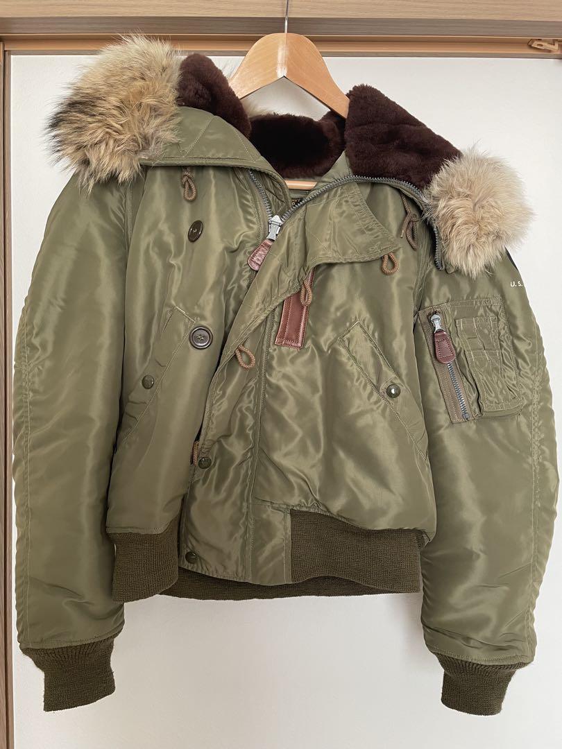 な*べ様 VTG BUZZ RICKSON N-2B N2B jacket \"B バズリクソンズ(BUZZ RICKSON'S) N-2Bフライトジャケット TYPE N