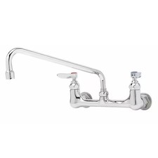 T S Brass B-0231 Low Arc Laundry Sink Faucet, Manual, 8" Mount, 2 Hole