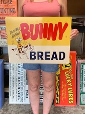 Vintage Style Metal Sign Bunny Bread 15x20 Made in USA