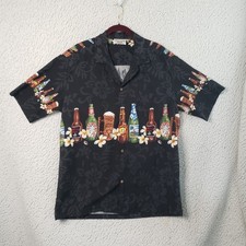 Pacific Legend Hawaiian Shirt Mens XL Beer Luau Tiki Party Summercore